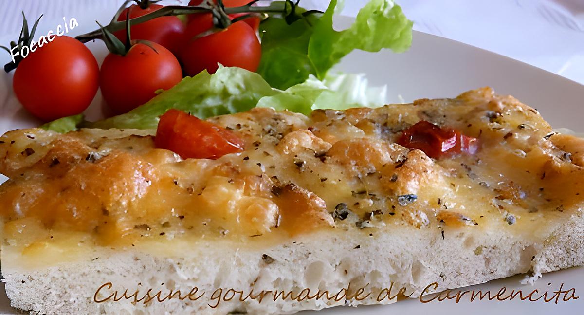 recette Focaccia tradionnelle des Pouilles