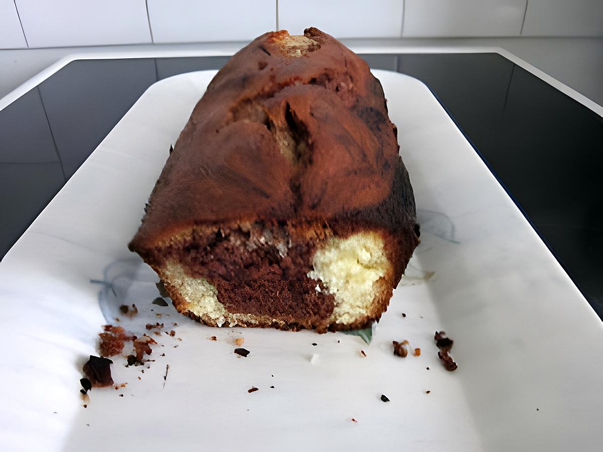 recette cake marbré au nutella