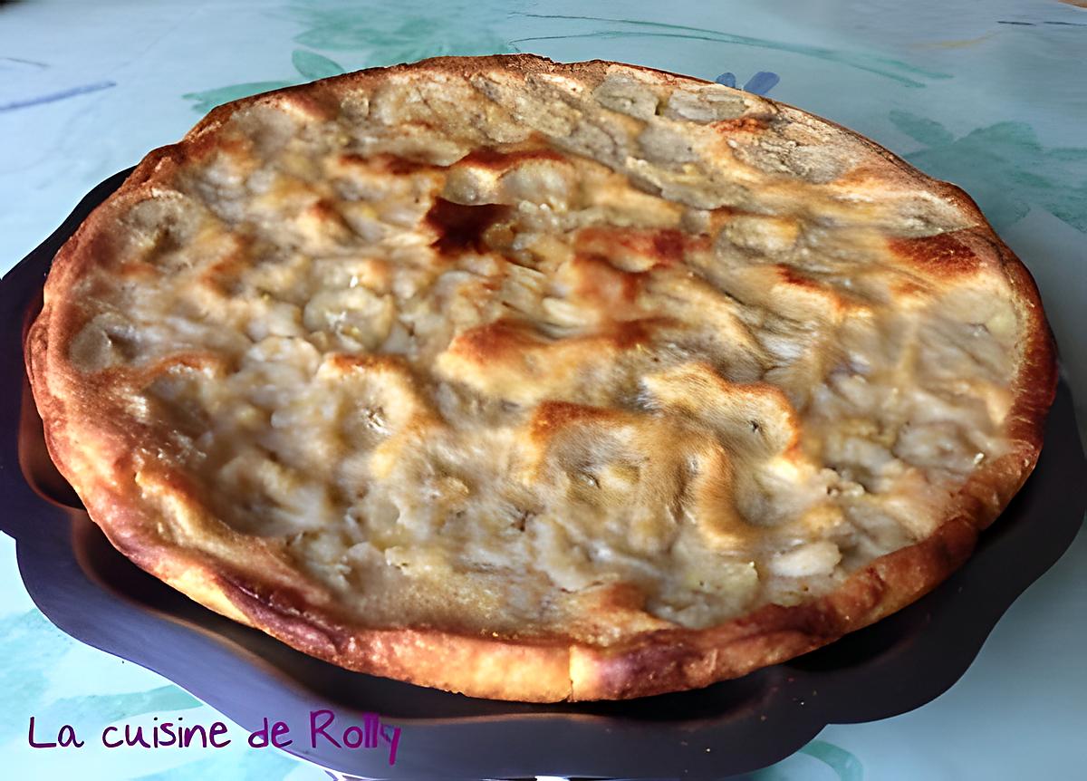 recette Tarte amandine aux bananes