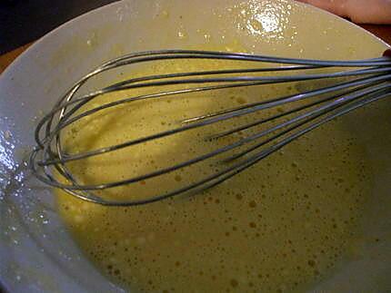 recette " Omelette jambon fromage en soufflé..."