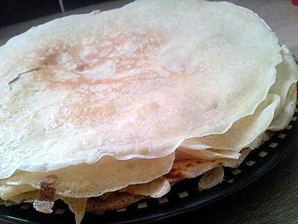 recette Pâte à crêpes en neige