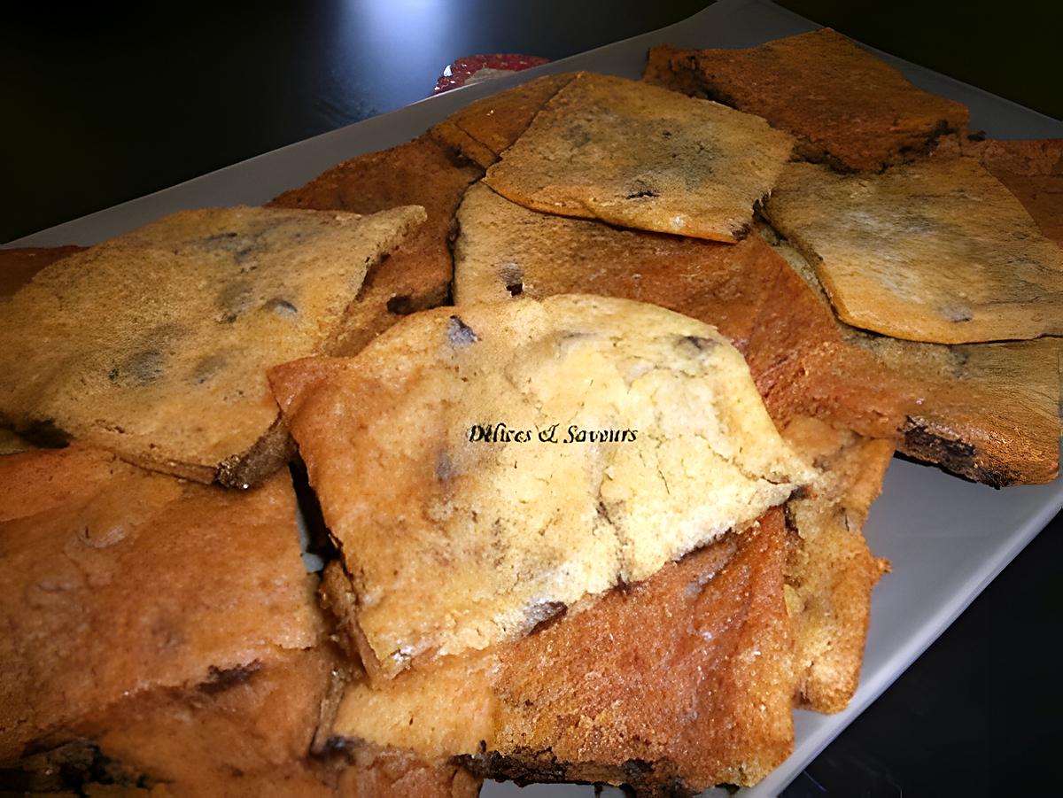 recette Soft baked chocolate cookies