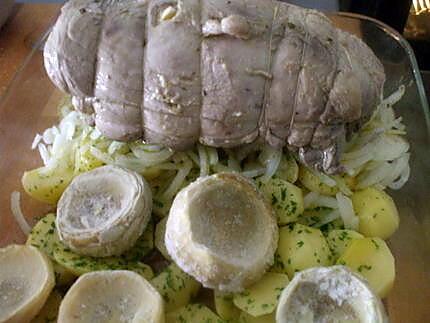 recette Rôti de porc moëlleux.... façon Kapi...