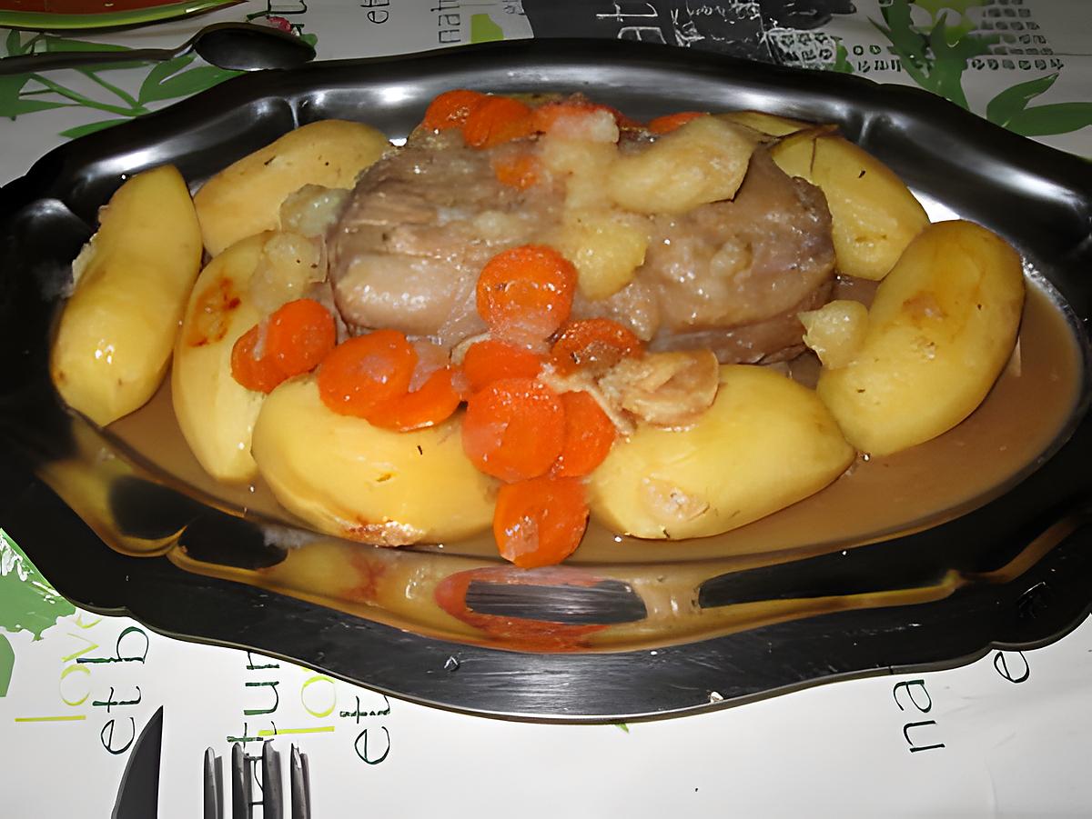 recette Epaule de veau moelleuse, façon rôti, en cocotte