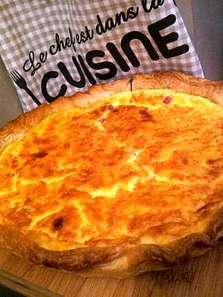 recette Quiche au jambon et fromage