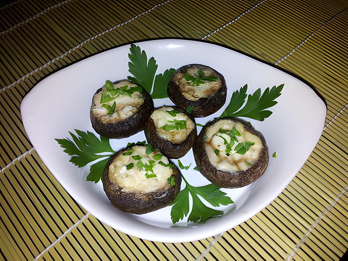 recette champignon farcis