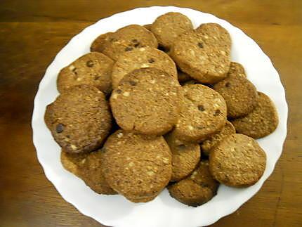 recette COOKIES - CHOCOLAT  AUX  PÉPITES