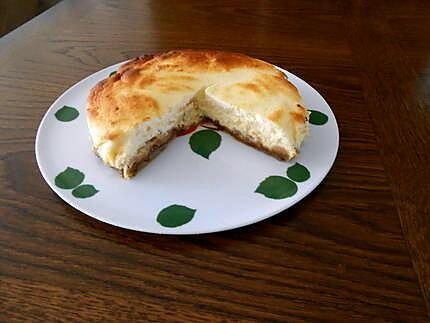 recette Gâteau mousseux au fromage blanc et spéculos