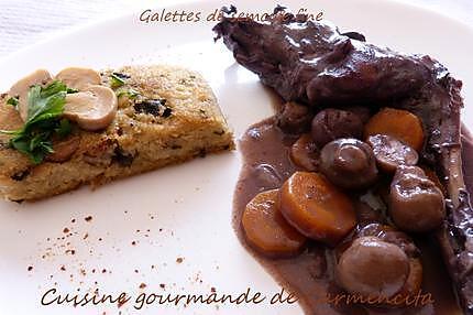 recette Galettes de semoule de blé