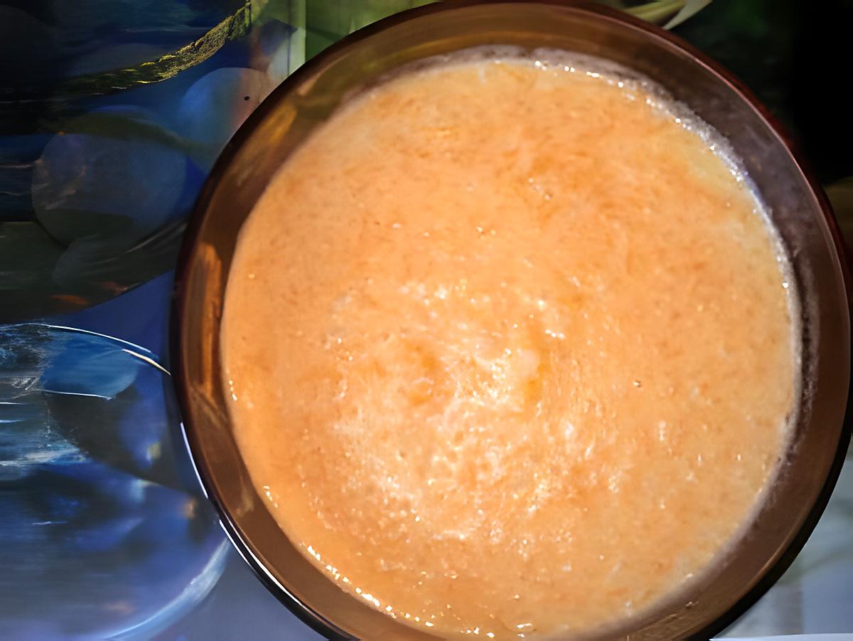 recette Soupe "Citrouille au lait de coco et riz salé" (la soupe de mon enfance)