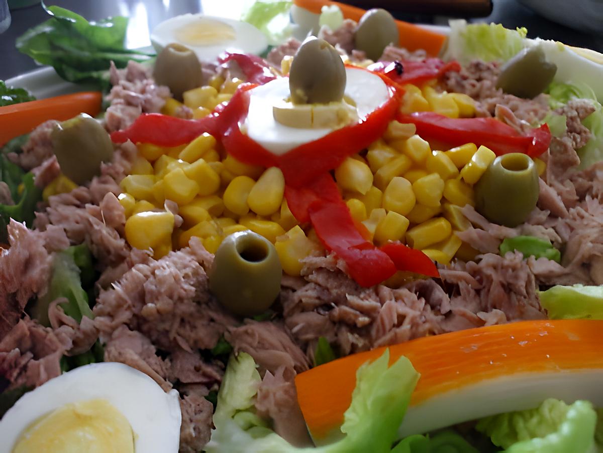 recette Salade colorée pour femmes pressées....