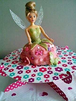 recette Gateau barbie Princesse Fée Clochette