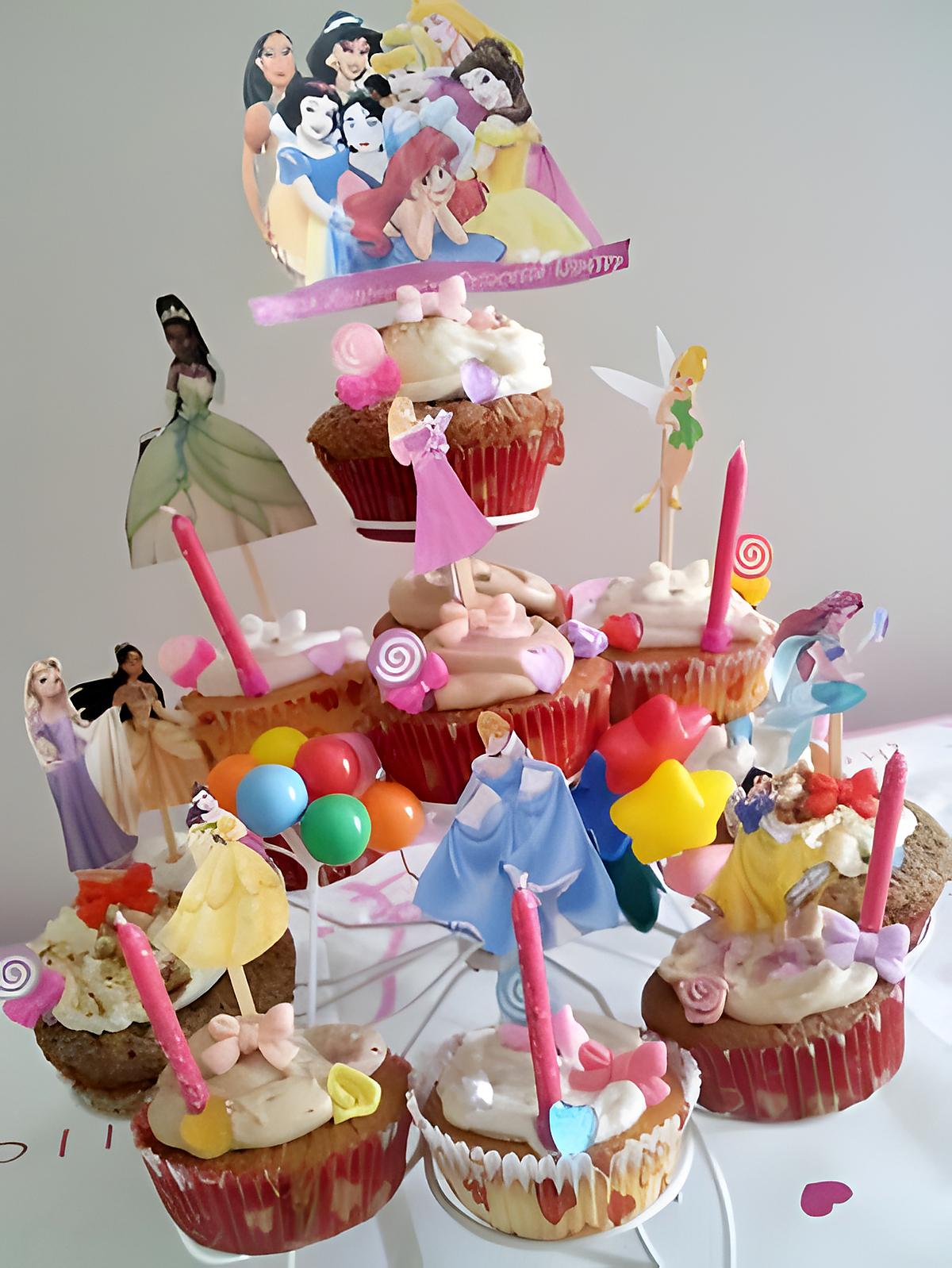 recette Tour de Princesses  (Assortiments de cupcakes)