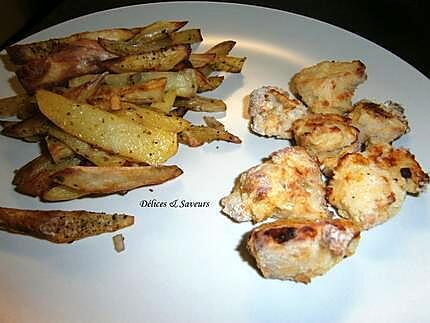 recette Nuggets de poulet cuits au four