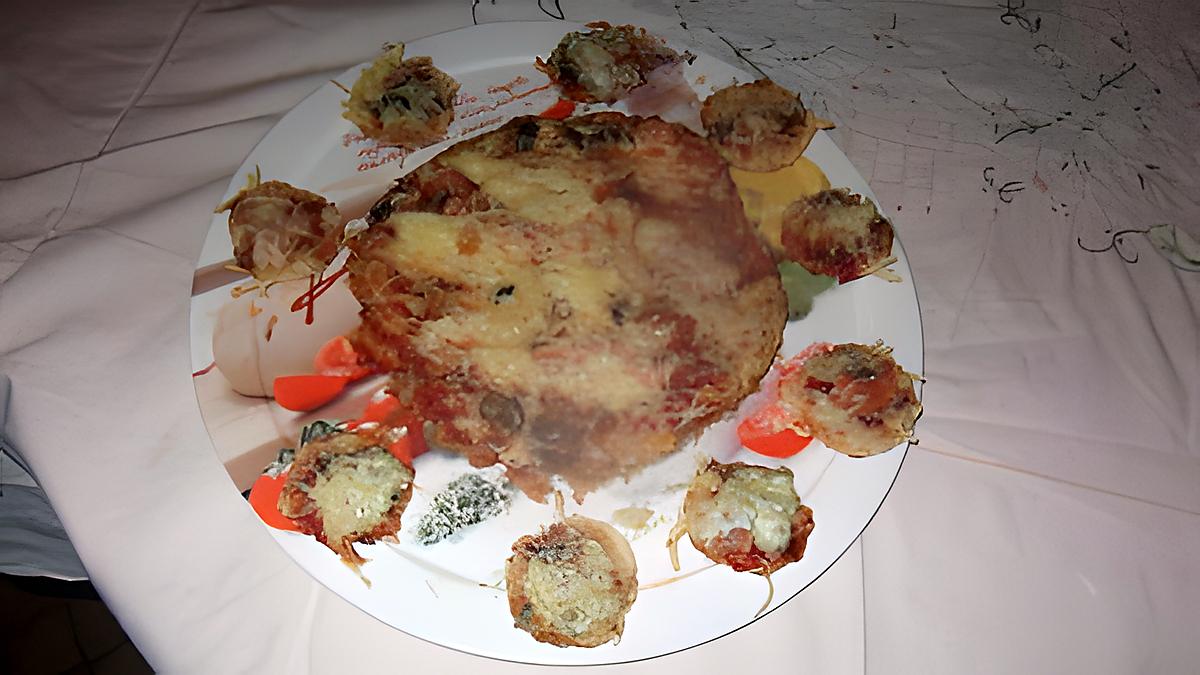 recette ma pizza saumon champignons;;;;;avec   recette de pate a pizza   de jeanmerode