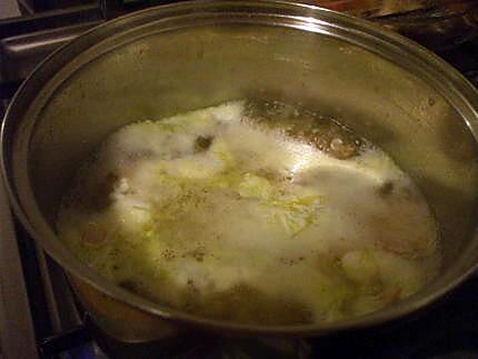 recette Bouillon de poule  aux cheveux d'ange...  qui réchauffe... à la Kapiluka......