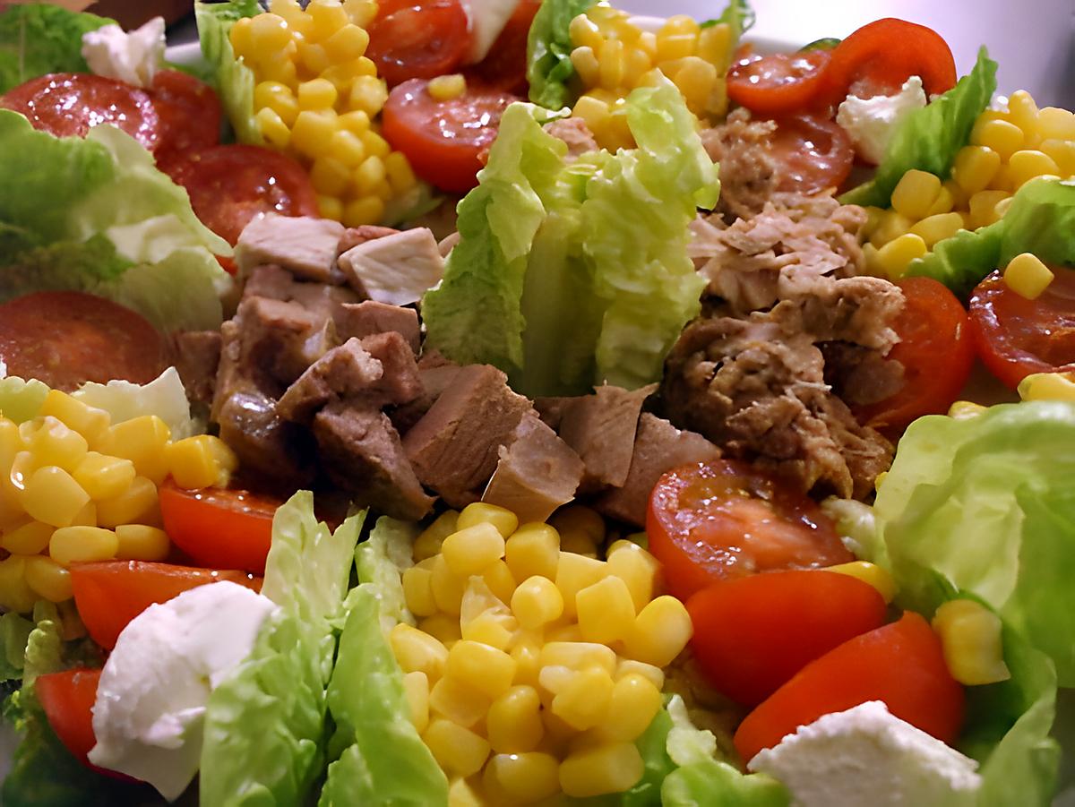 recette Salade multicolore....au caprice des Anges...