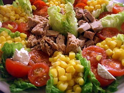 recette Salade multicolore....au caprice des Anges...