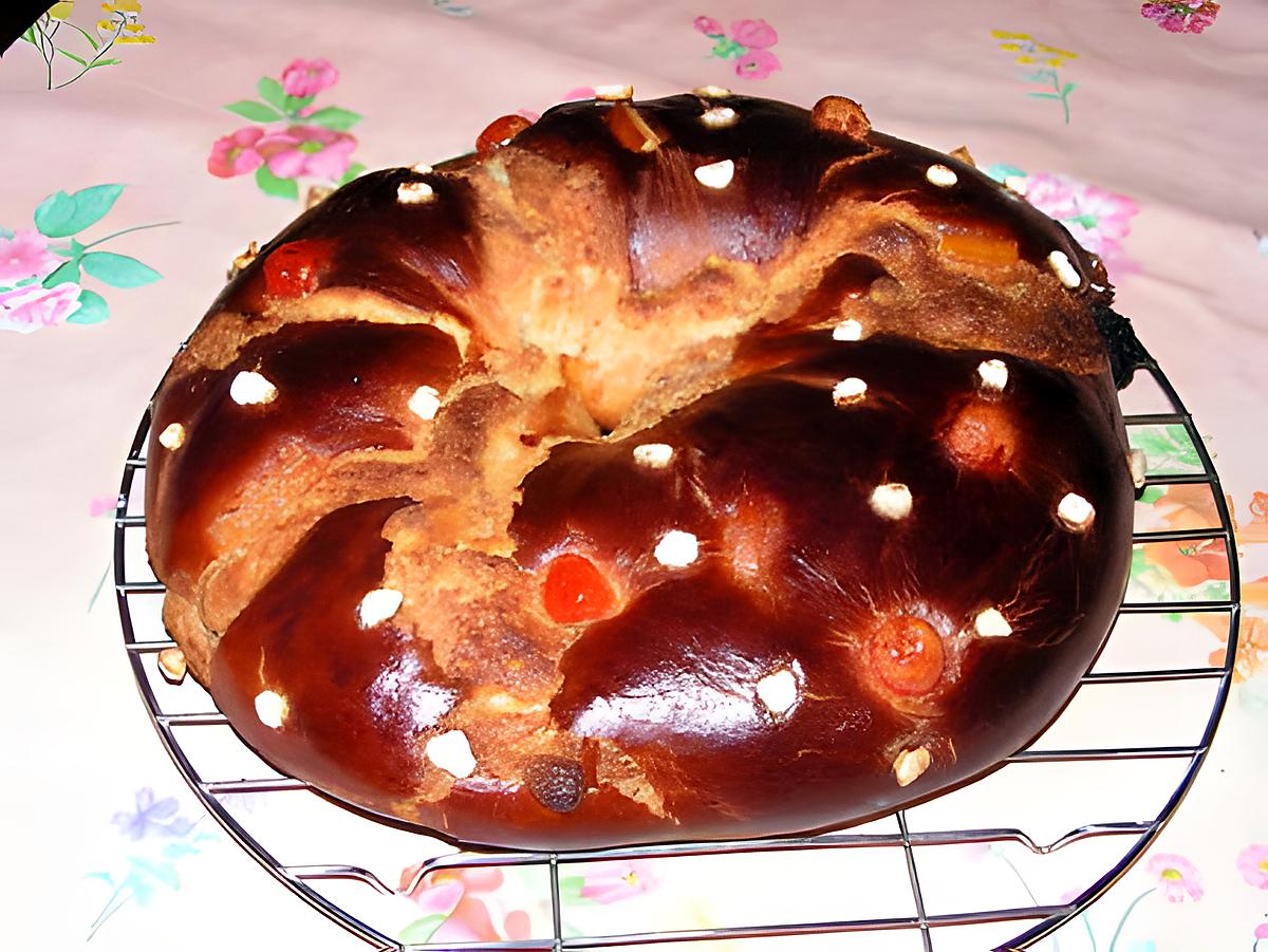 recette Couronne des rois à la pâte d'amande