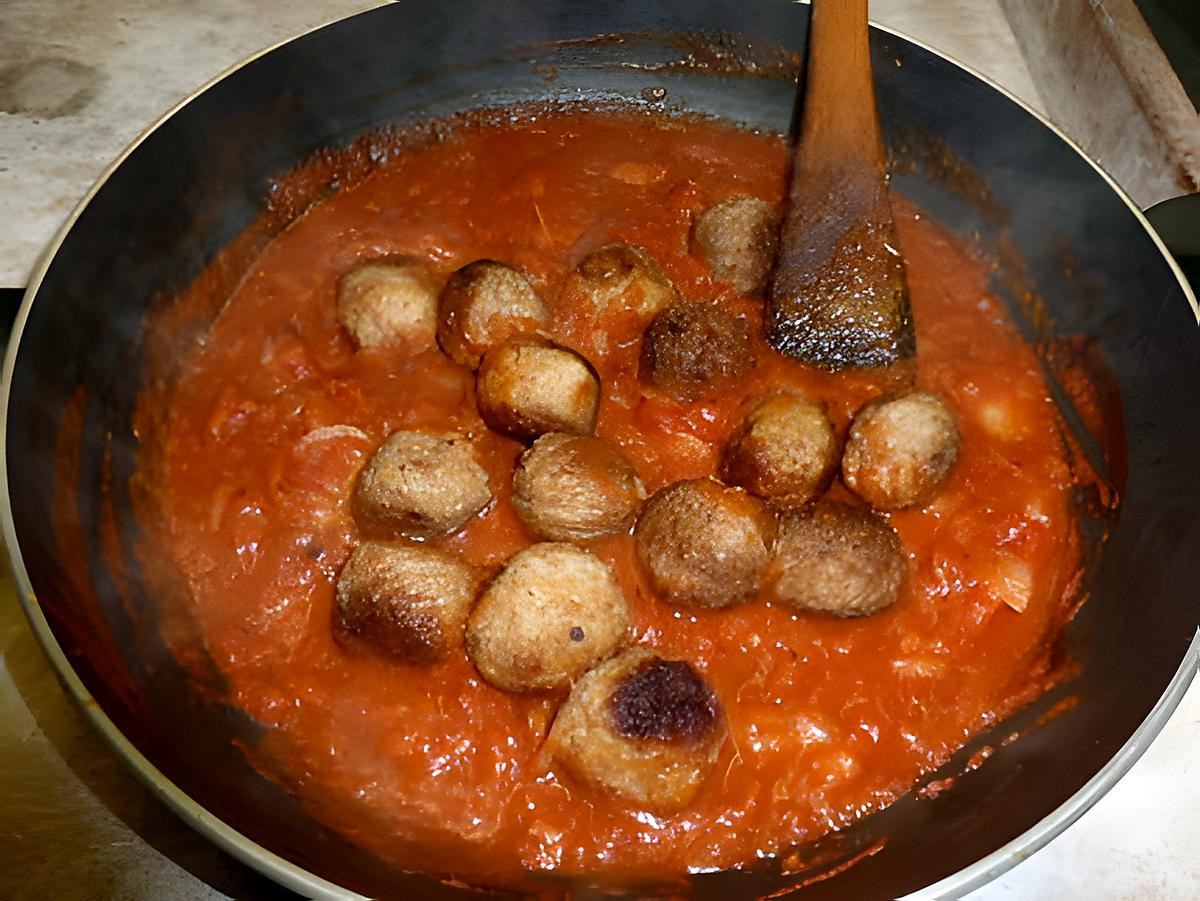 recette boulettes à la tomate