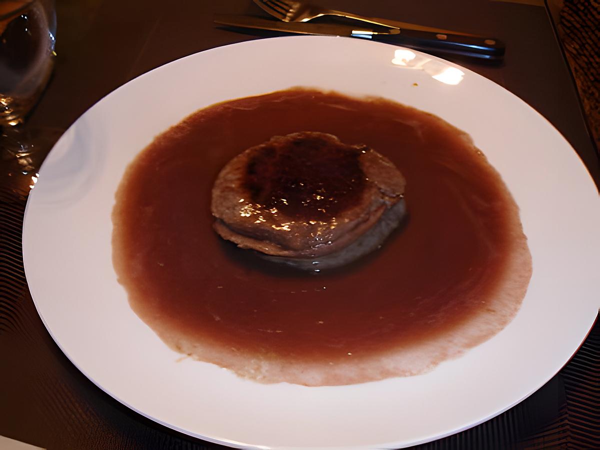 recette tournedos sauce foie gras