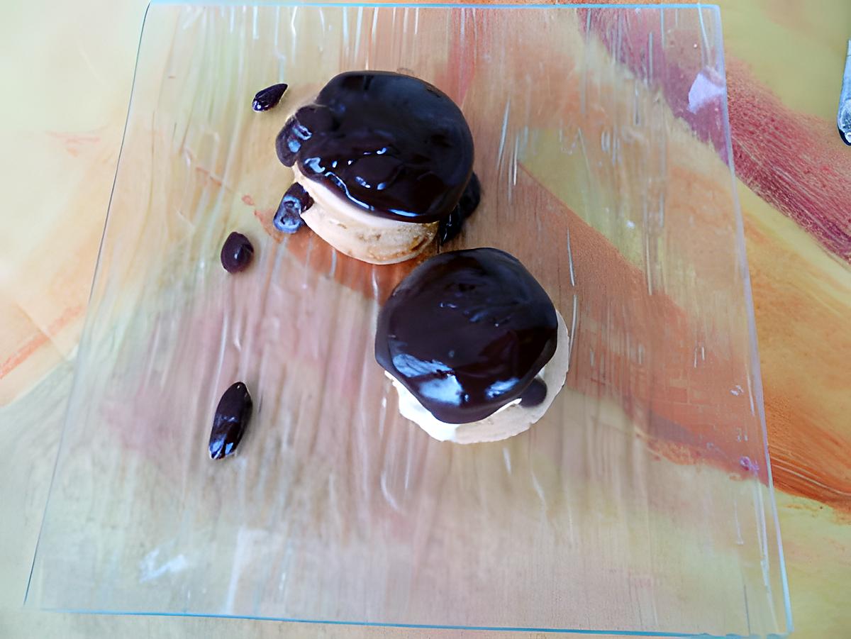 recette des profiterolles aux macarons