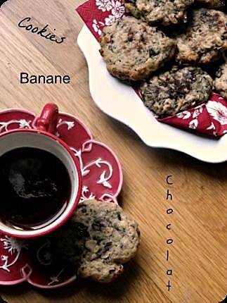 recette Cookies Banane Chocolat