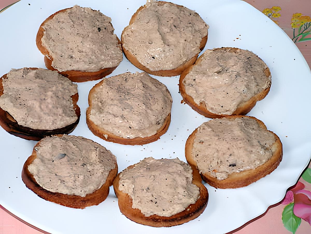 recette Mousseline de saumon sur toast