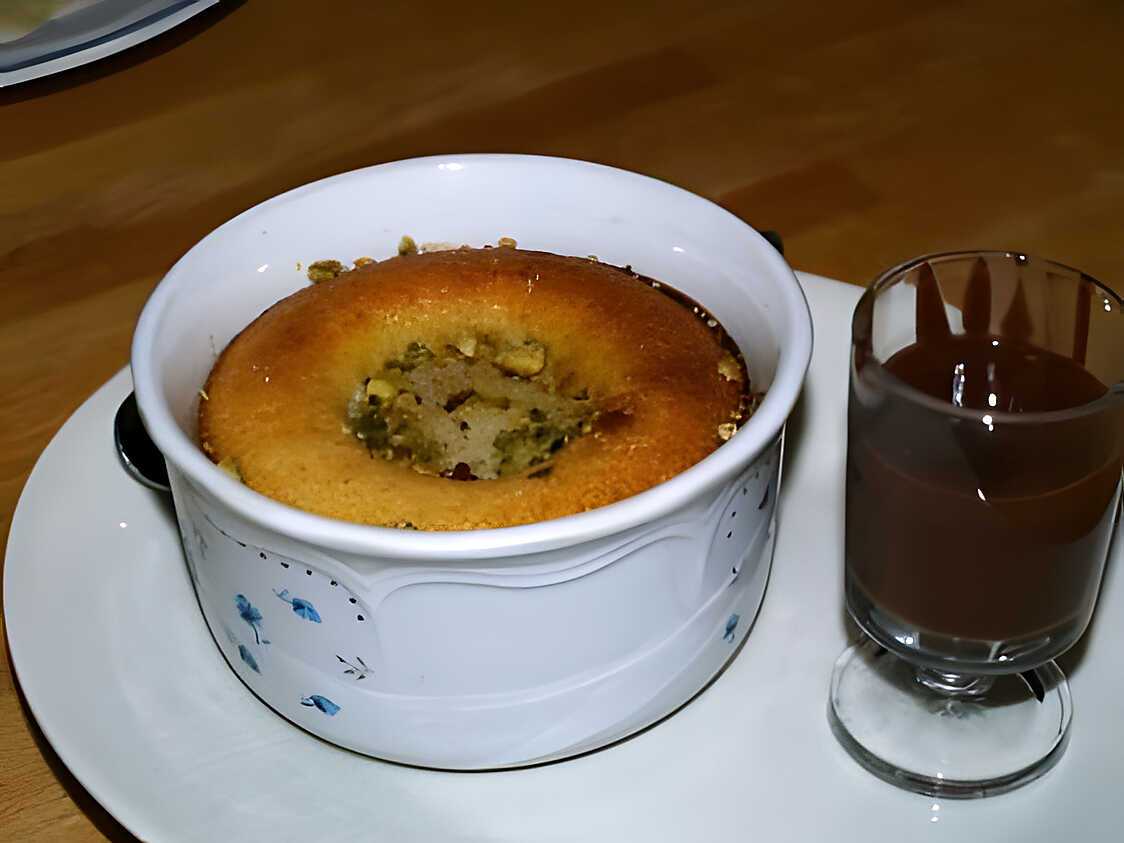 Poires Amandines et Sa Sauce Chocolat