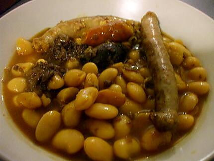 recette "Fabada  Express  de Mama...." ...(Cassoulet  de Maman...)