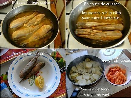 recette Petits mulets frits