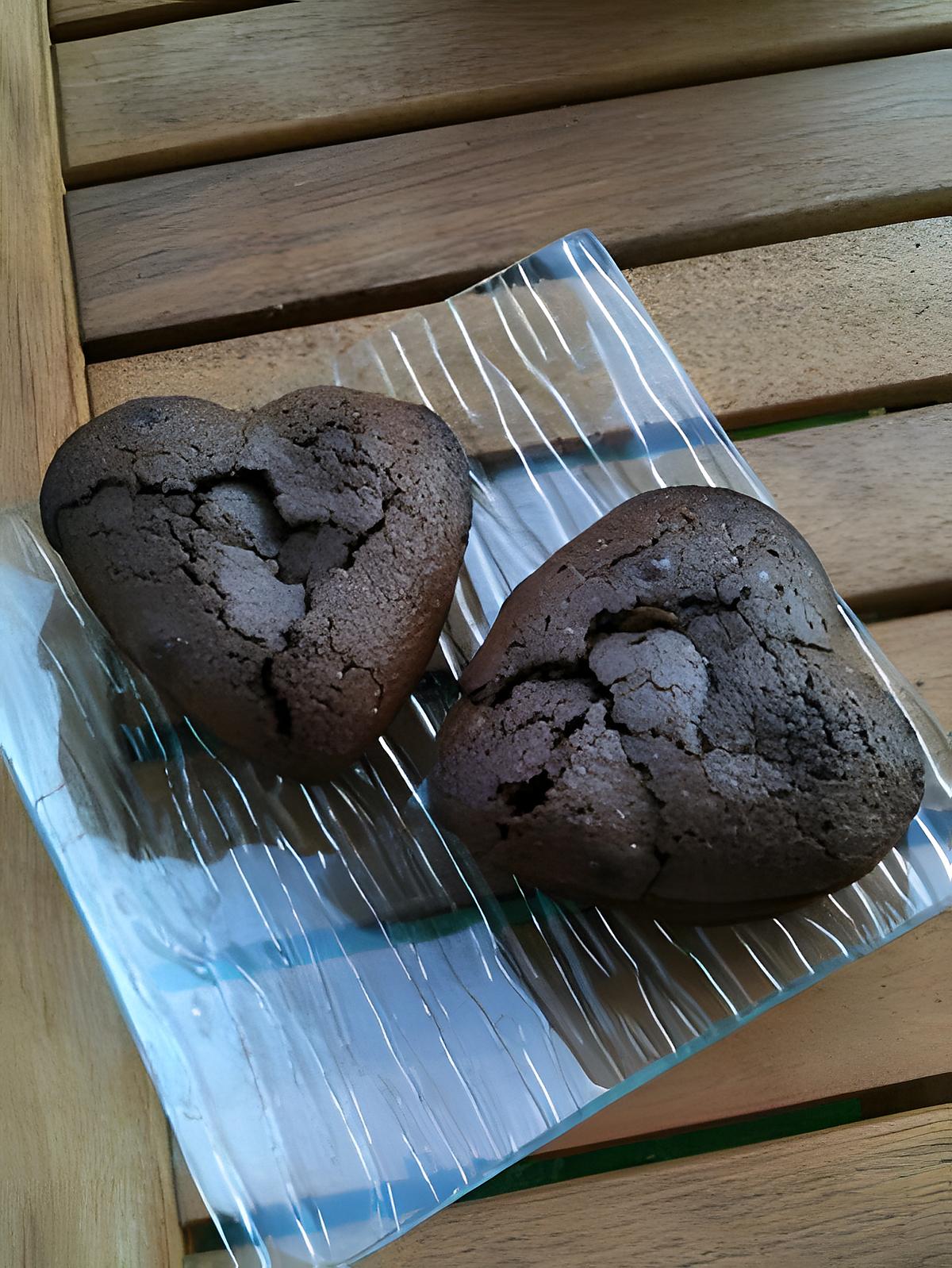 recette fondant chocolat au coeur crunch eclat de caramel