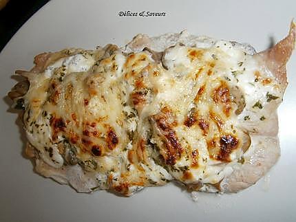 recette Escalopes de poulet gratinées