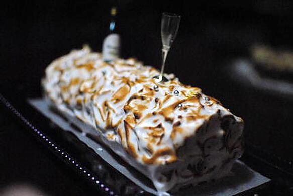 recette Bûche meringuée ananas coco
