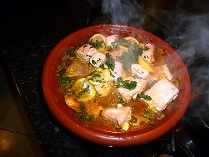 recette Tajine de saumon