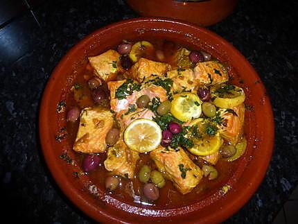 recette Tajine de saumon