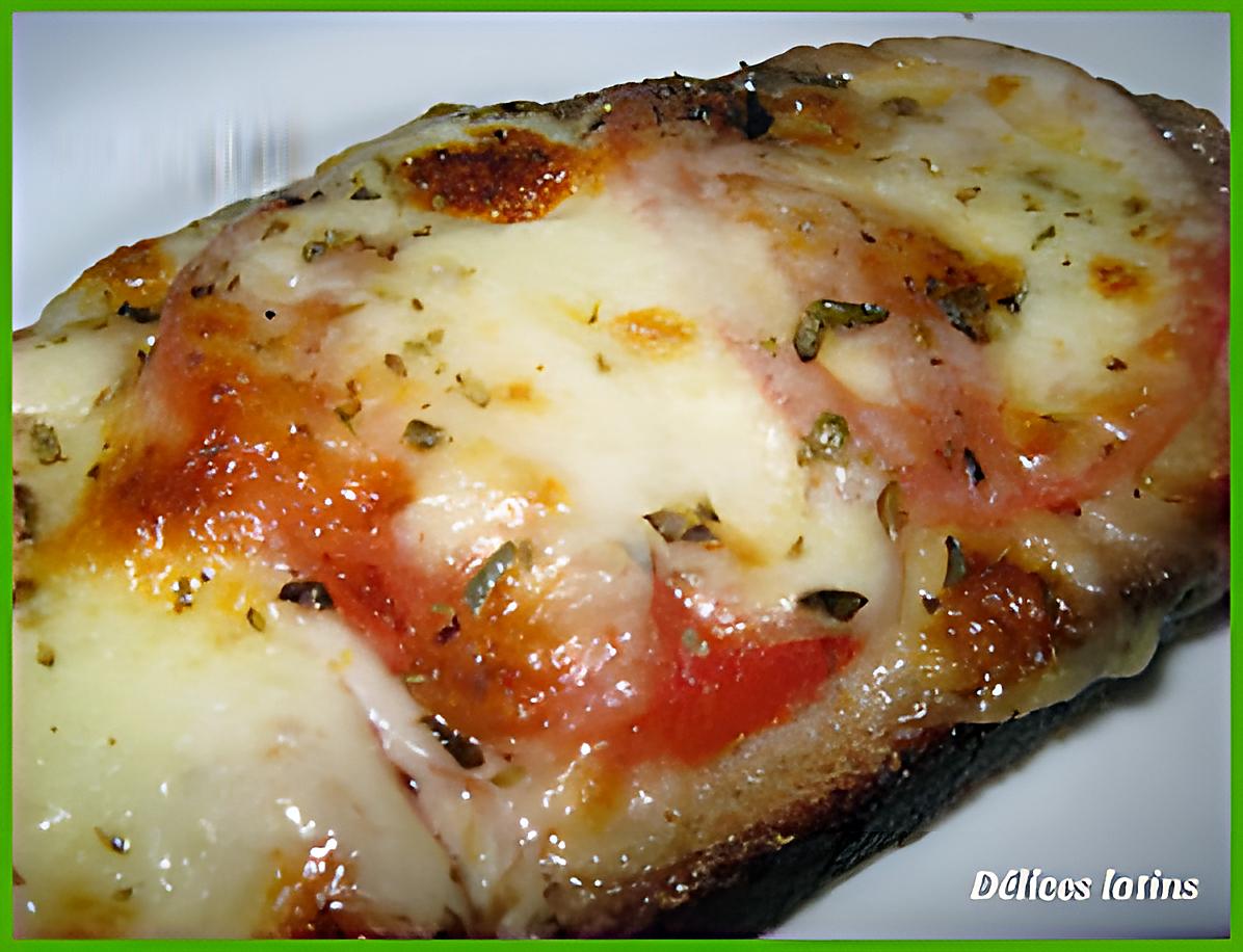 recette Tartine pizza