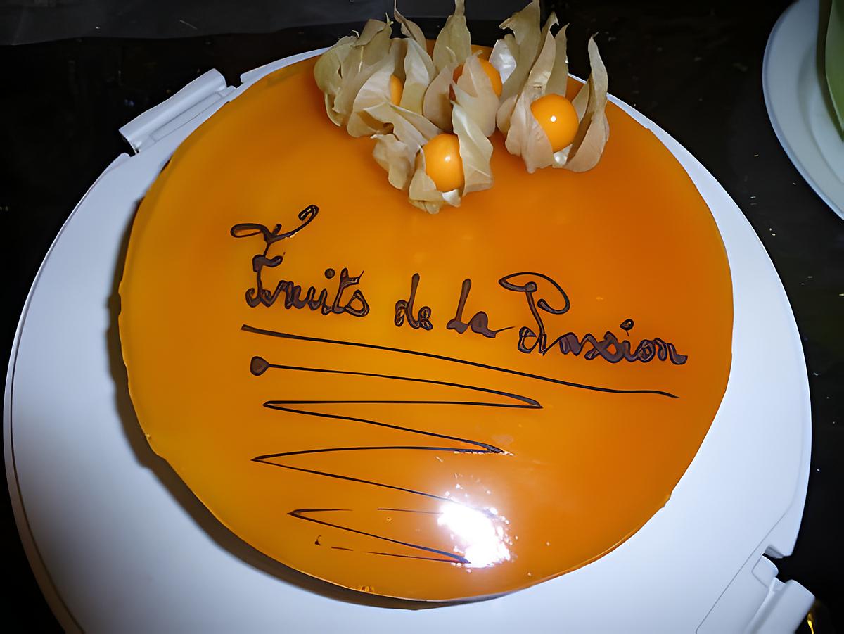 recette Entremet au fruits de la passion