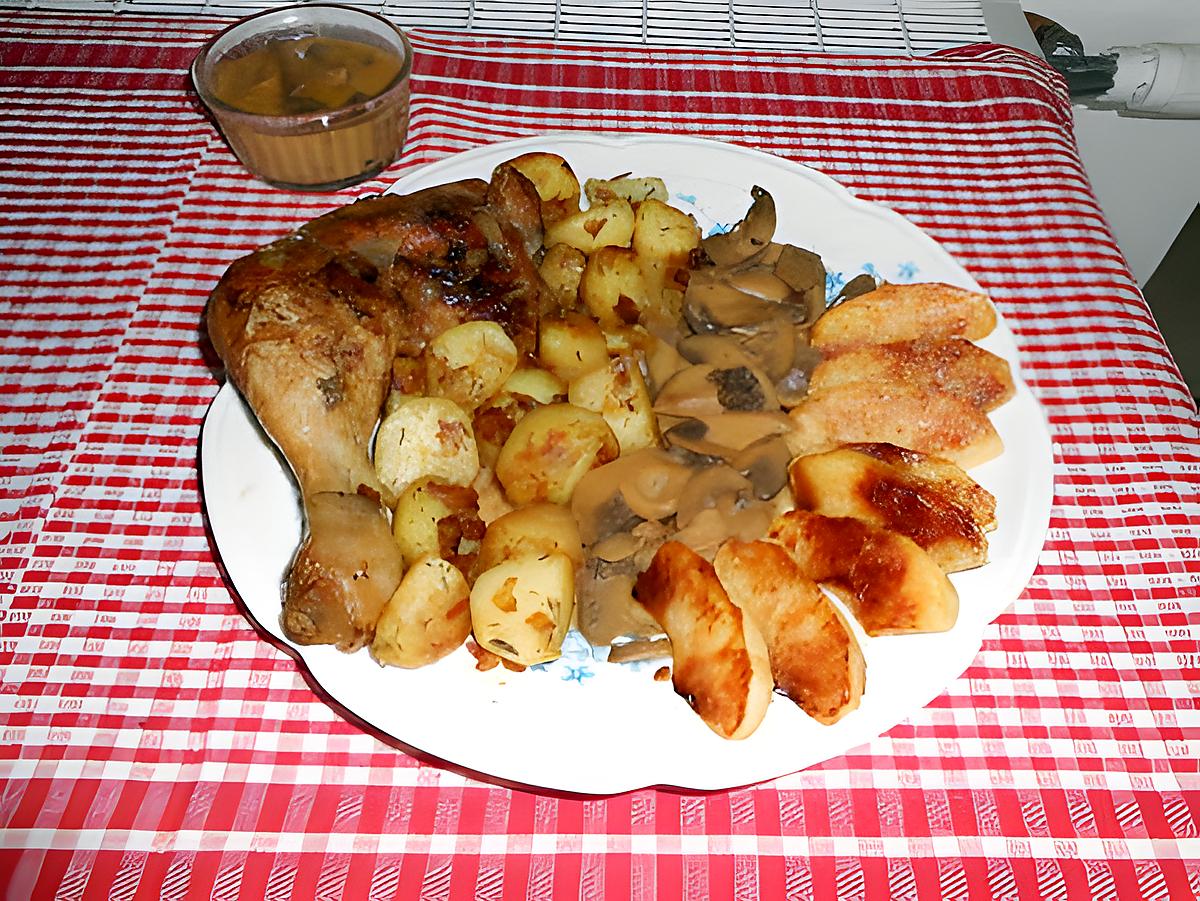 recette Cuisses de poulet au cidre et pommes caramélisées