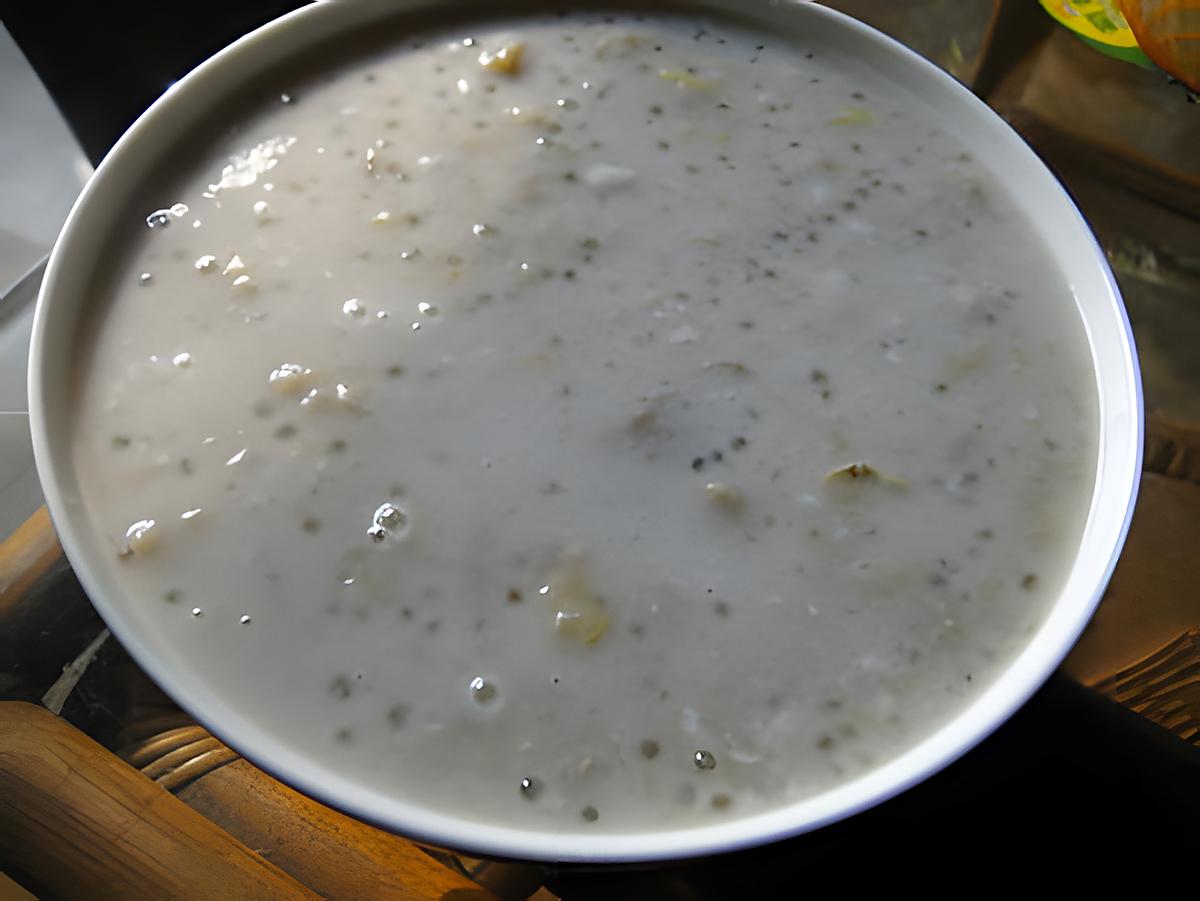 recette Crème cambodgienne tapioca-bananes