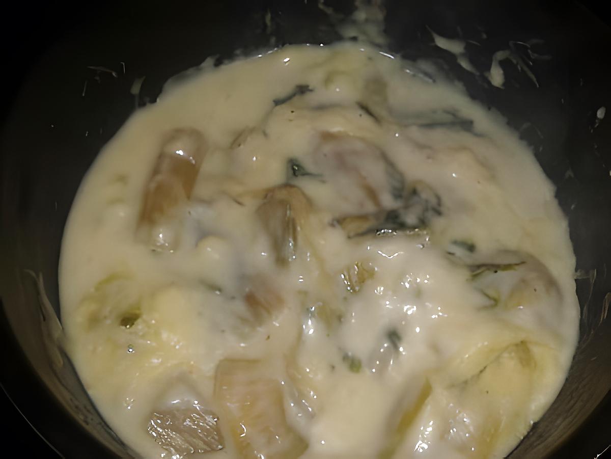 recette Côtes de Blettes à la béchamel