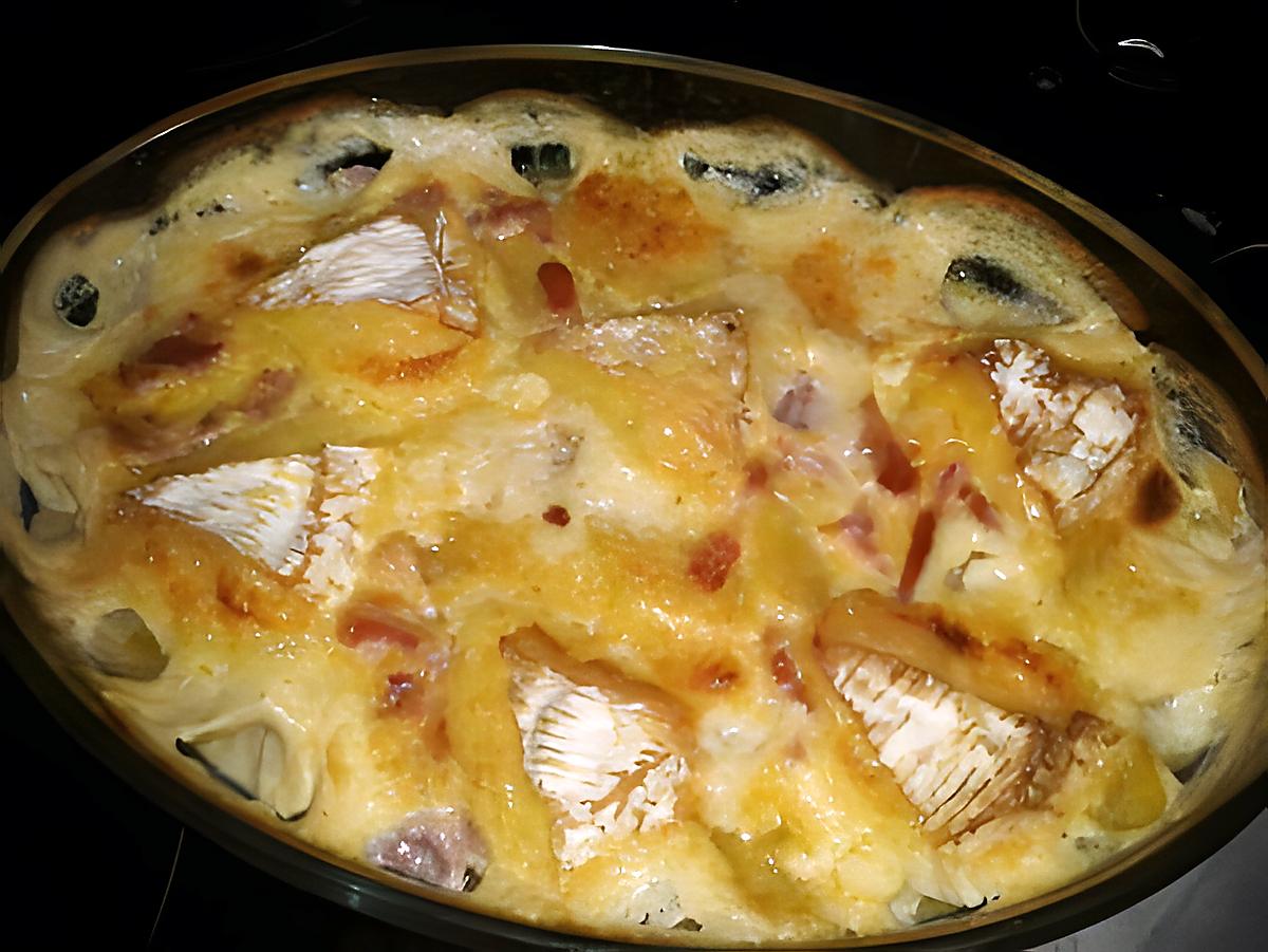 recette Gratin de pommes de terre aux fromages