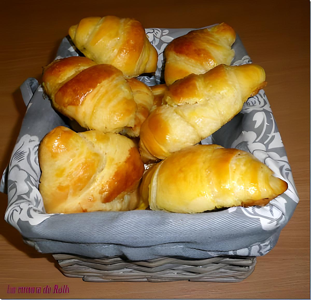 recette Croissants de Christophe Felder