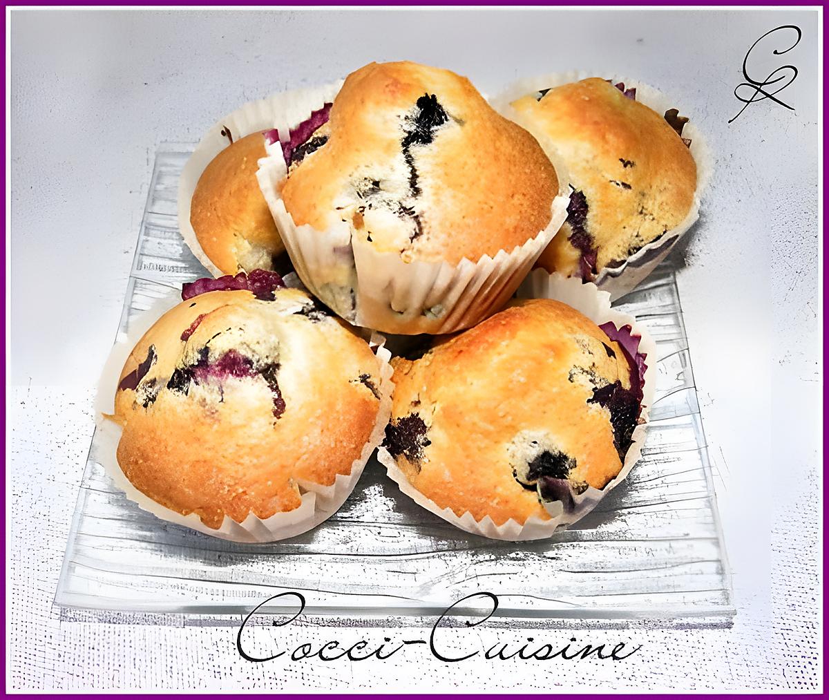 recette Muffins aux myrtilles