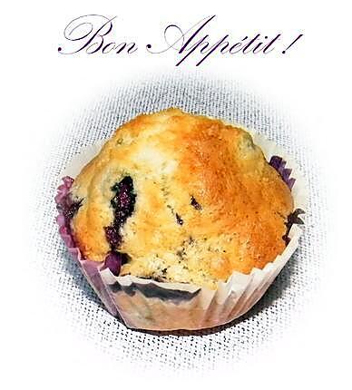 recette Muffins aux myrtilles