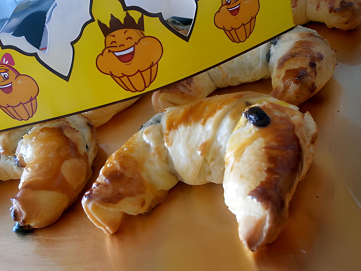 recette croissants des rois aux pépites de chocolat