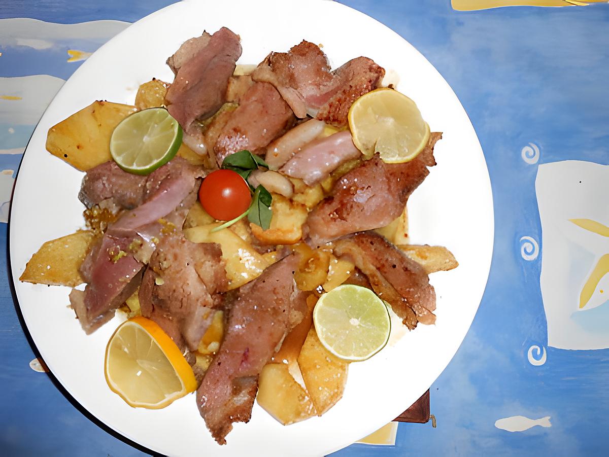 recette Magrets de canard a l ananas