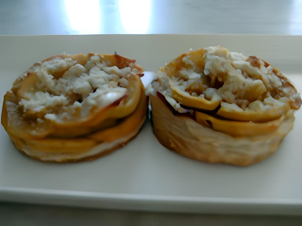 recette Croustades sucrées aux pommes