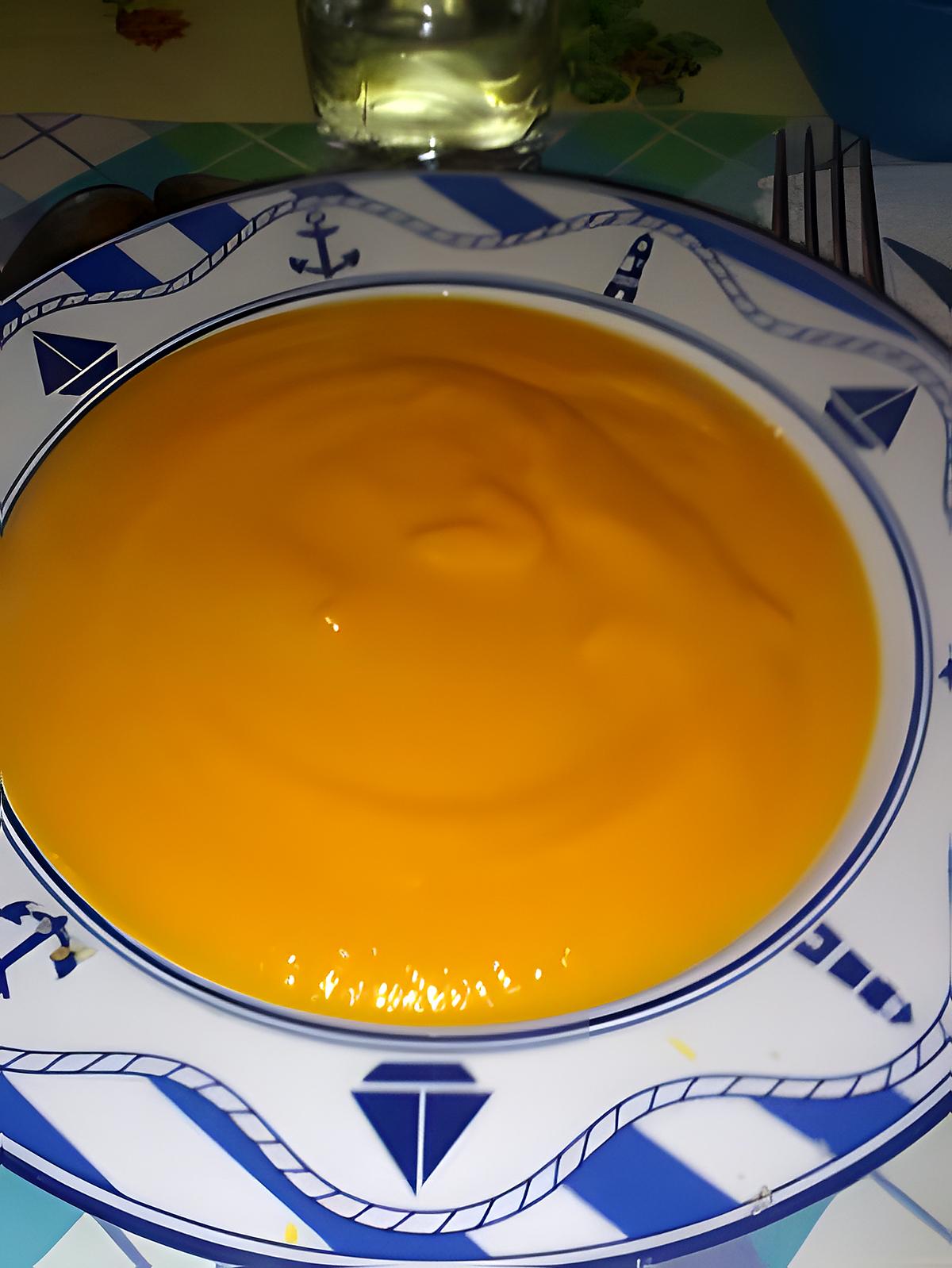 recette Velouté de carottes