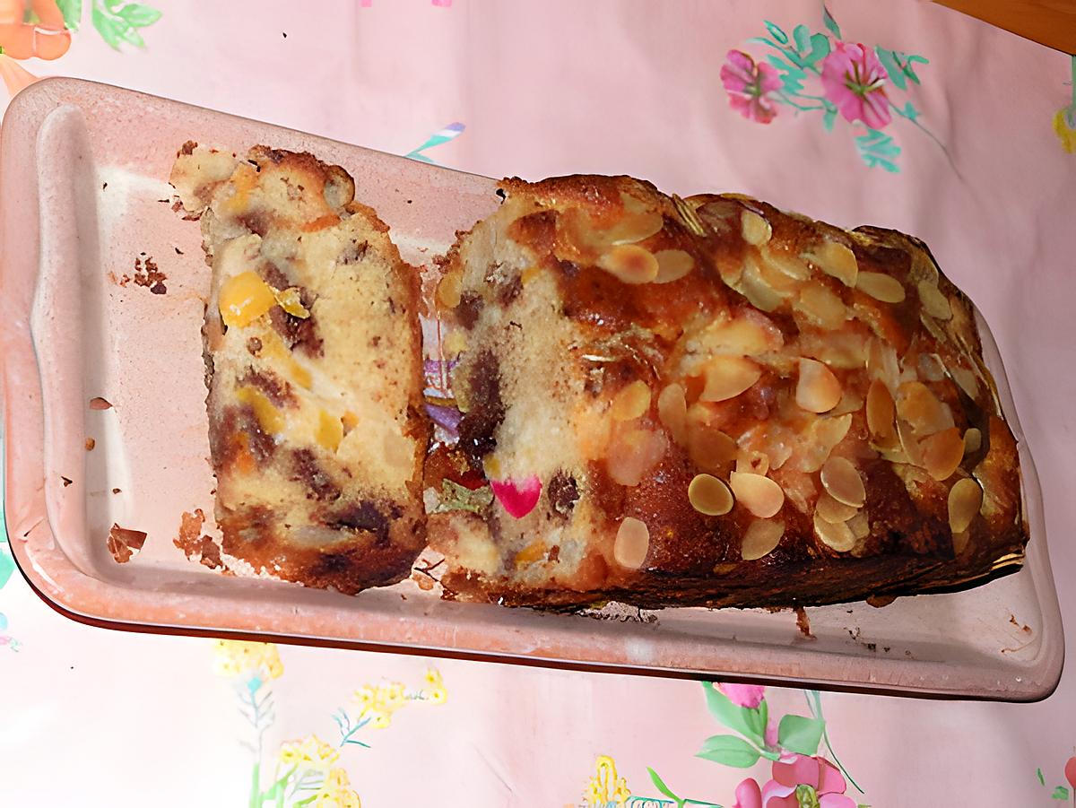 recette Cake fruits et chocolat